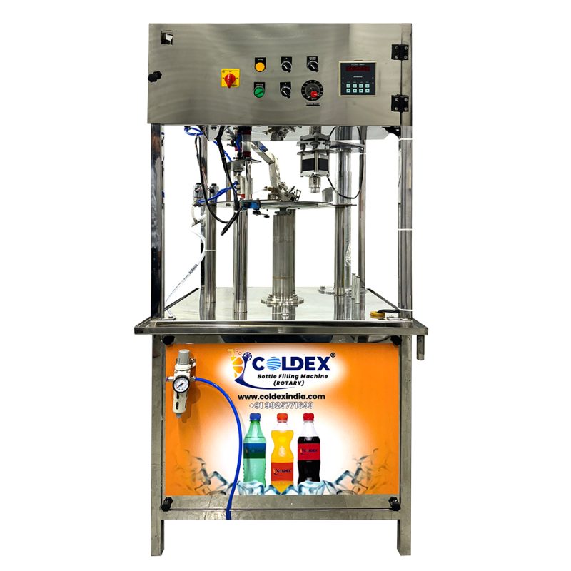 Automatic Rotary Soda Filling Machine 12 BPM