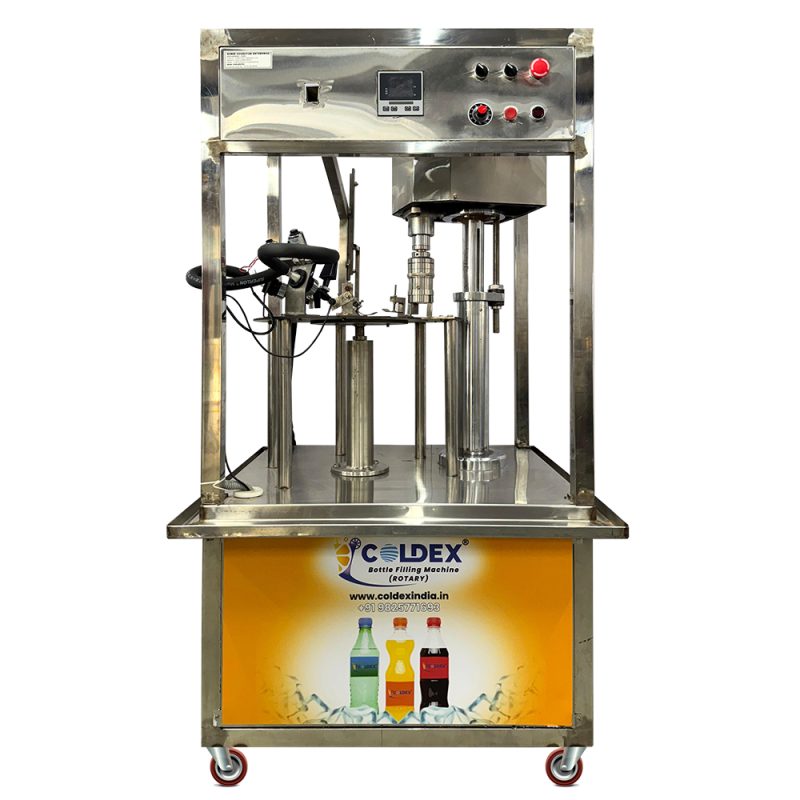 Automatic Rotary Soda Filling Machine 18 BPM