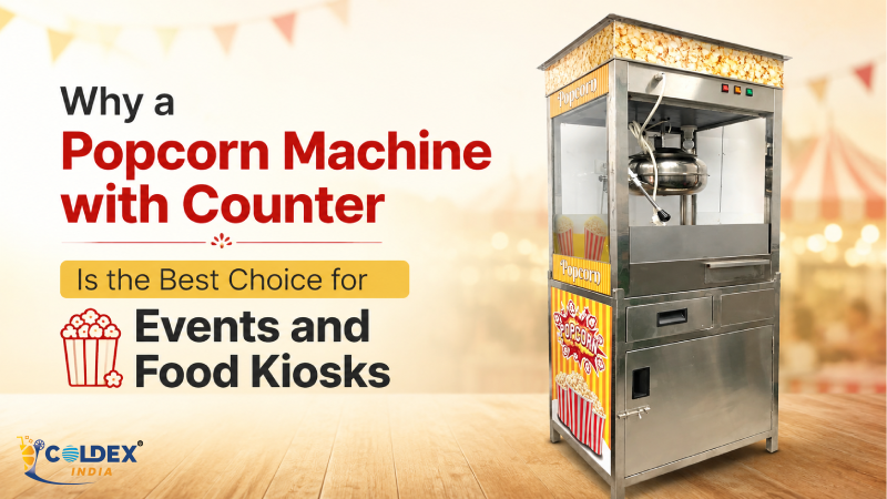 Why a Popcorn Machine with Counter Is the Best Choice for Events and Food Kiosks